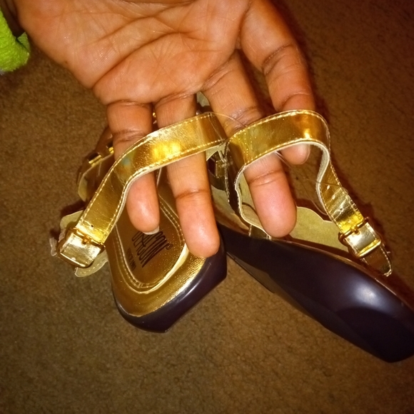 Vtg 60s gladiator sandals - Picture 2 of 5